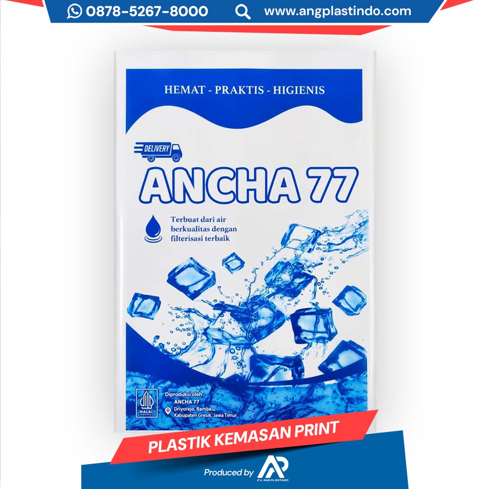 Home plastik kemasan print ancha