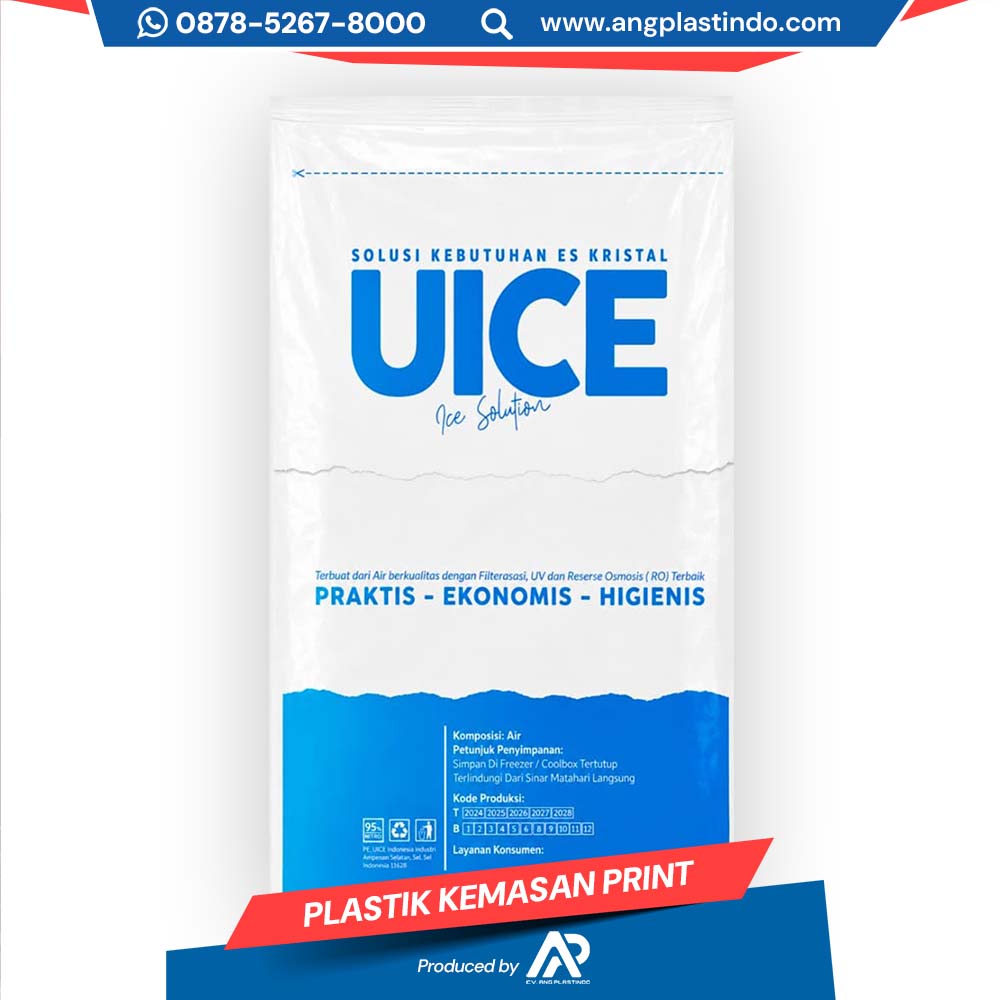 Home plastik kemasan print uice